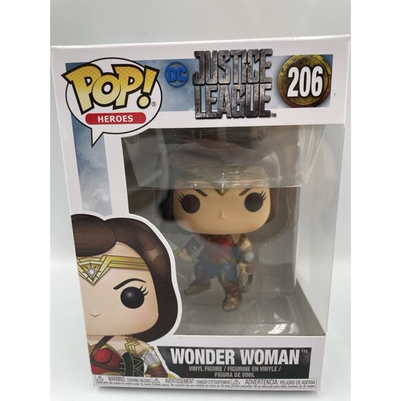 Funko Pop! Vinyl: DC Universe - Justice League - Wonder Woman #206 - Picture 1 of 8